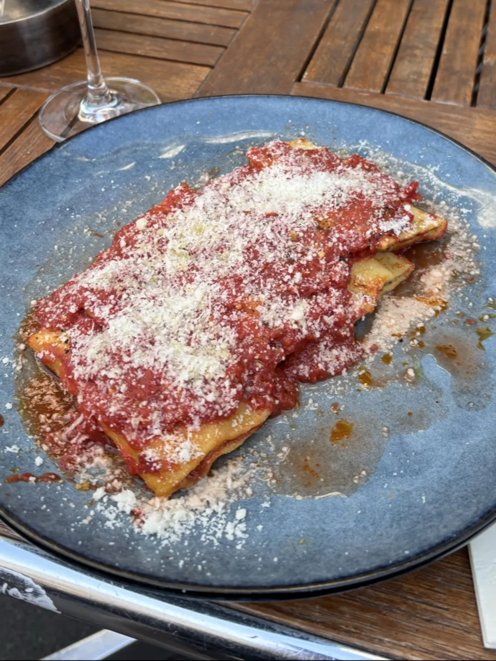Parmigiana mit Parmesan