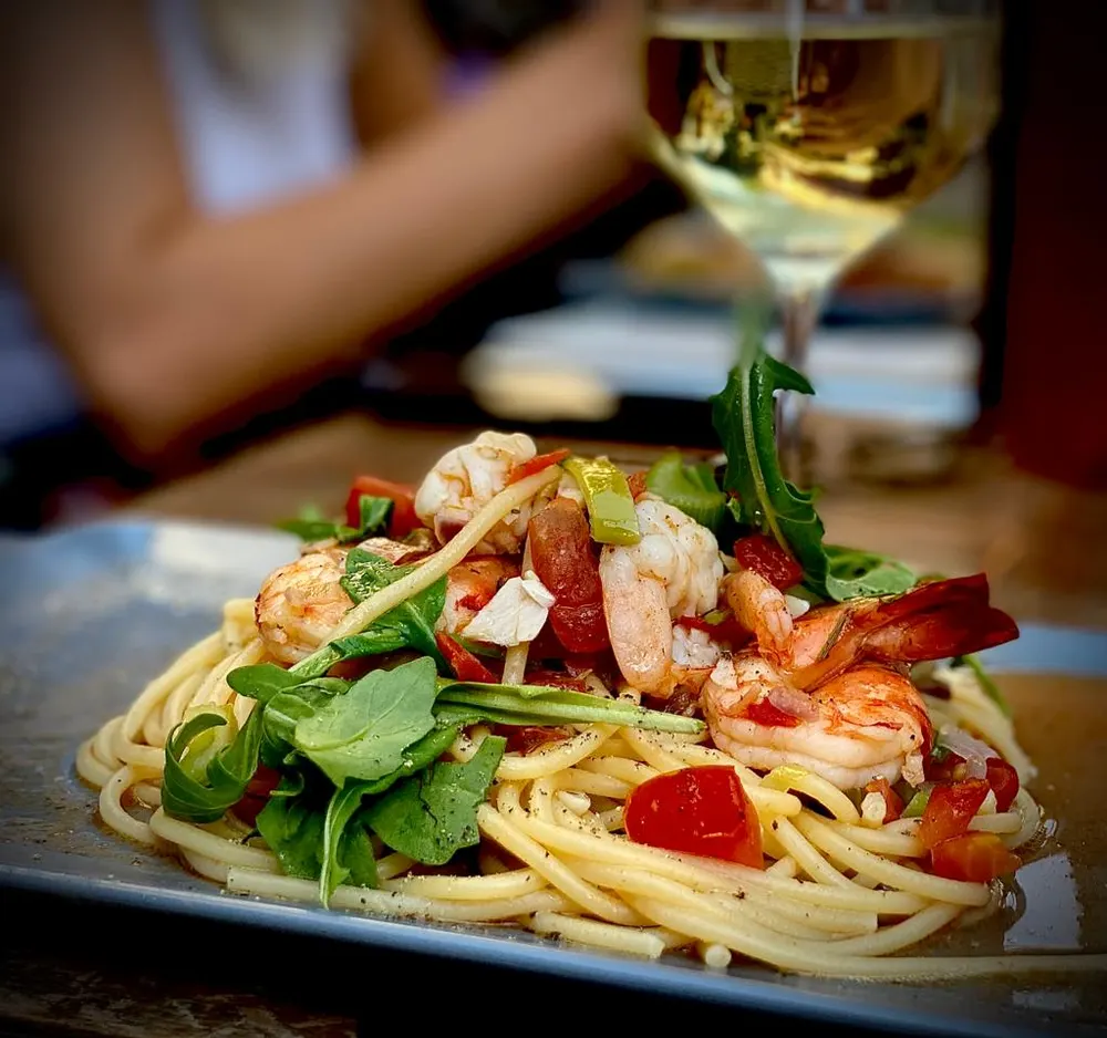 Pasta am Abend