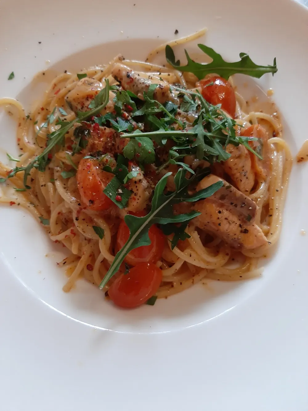 Pasta mit Rucola