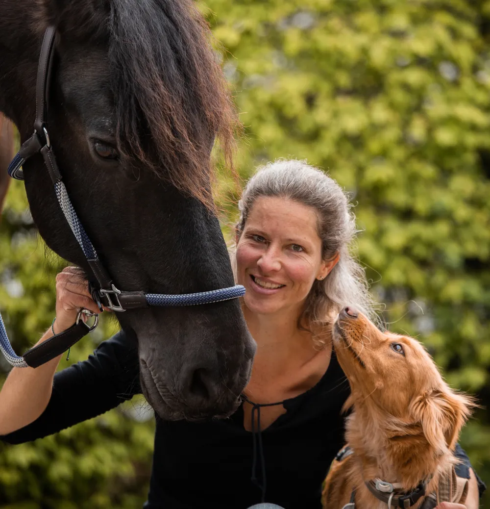 Petra mit Carvello und Milian