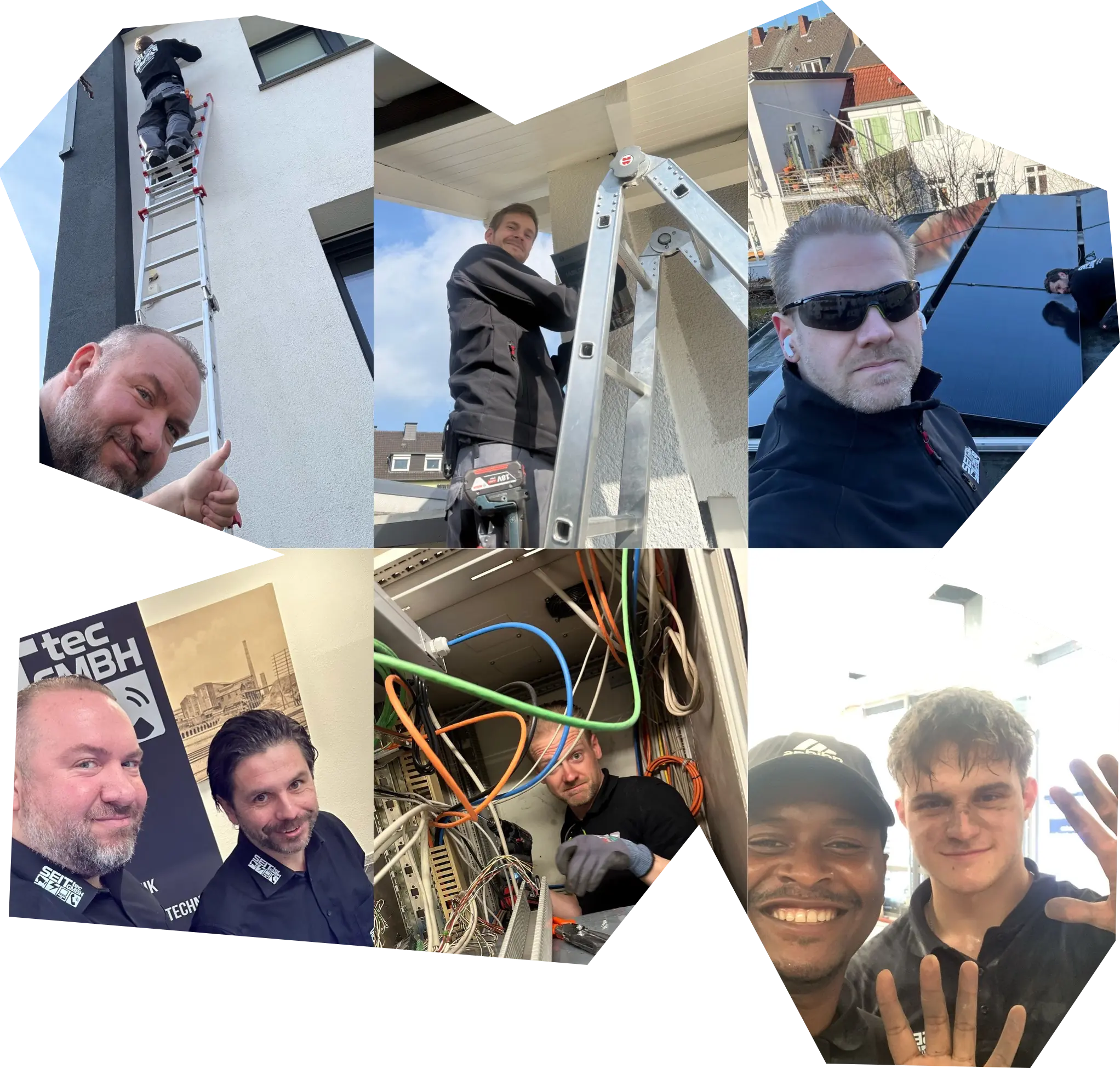 Das SEITtec-Team bei der Arbeit — Selfies von Baustellen in Essen
